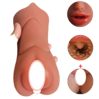 Men’s Fashion Simple Male Masturbator – Double-Headed TPE Pleasure Cup