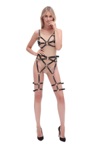 DarkEmbrace PU Leather Hollow Sling Bra – Tight Bondage Lingerie