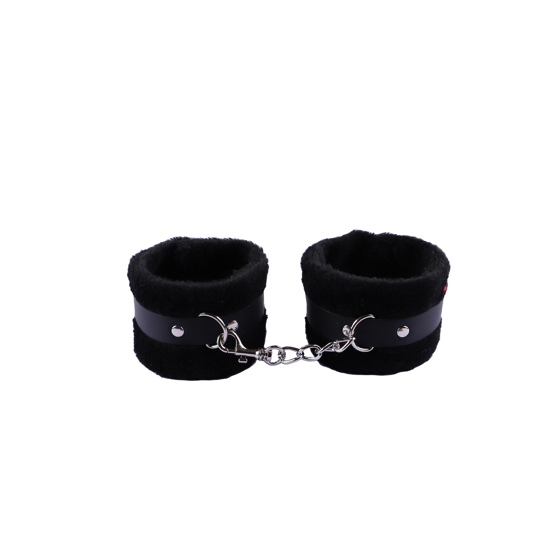 VelvetGrip PU Plush Handcuffs – Soft BDSM Restraint Toy for Adults