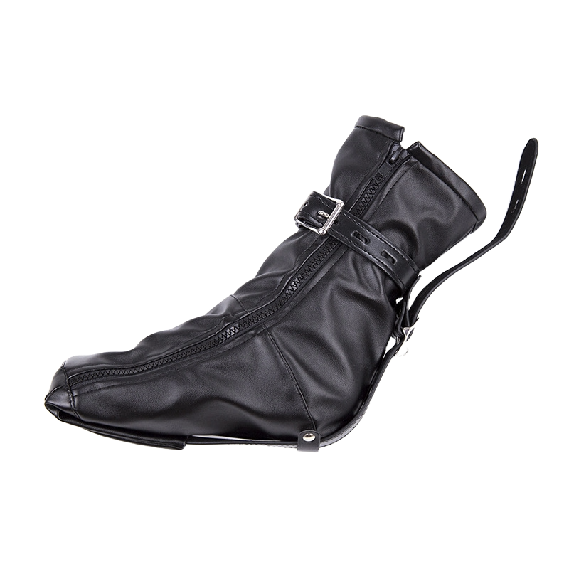 PawPlay Adjustable Leather Hand & Leg Restraints – BDSM Bondage Set