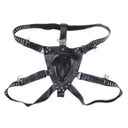 IronClad Men’s Leather Chastity Shorts – Adjustable Bondage Panties