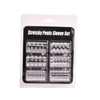 Crystal Finger Ring Male Toy Set – 6-Piece Stretchable TPR Pleasure Rings