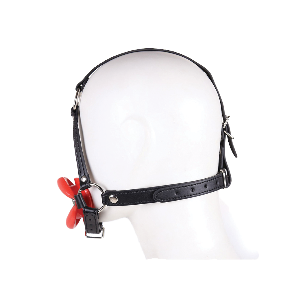 IronGrip Adjustable Leather Mouth Opener – Adult Bondage Toy