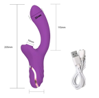 Dual-Action Clitoral & G-Spot Sucking Vibrator