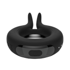 VibeRing Rabbit Ear Silicone Cock Ring – Electric Stimulation & Delayed Intercourse Toy for Men