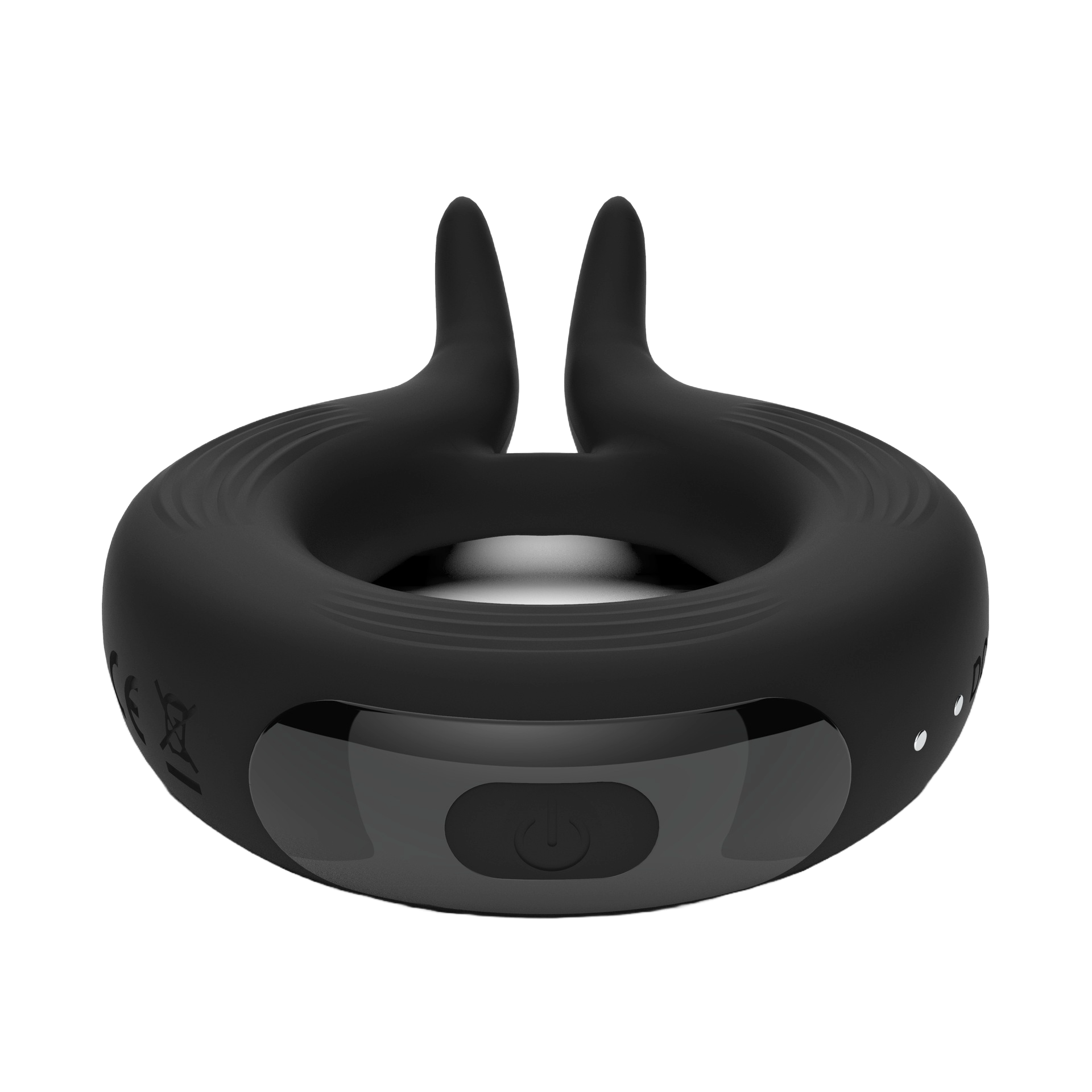 VibeRing Rabbit Ear Silicone Cock Ring – Electric Stimulation & Delayed Intercourse Toy for Men