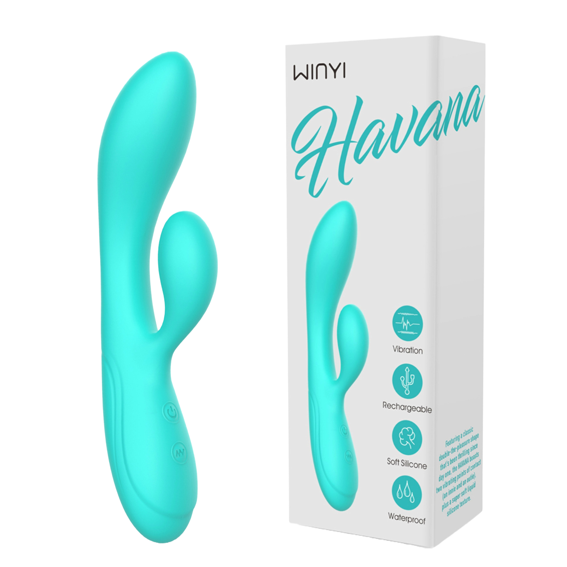 SilkWave Silicone Vibrator – 10-Mode Vibrating Rod for Women