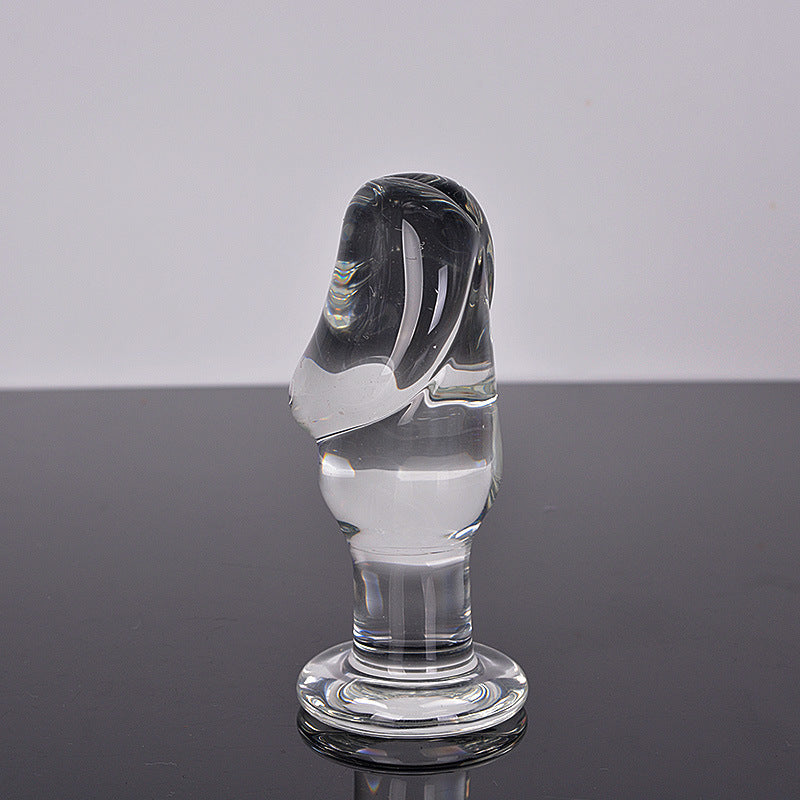 CrystalWave Glass Masturbator – Adult Leisure Toy for Women