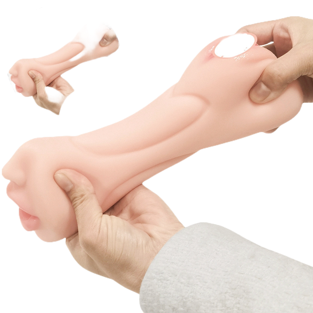 Men’s Fashion Simple Male Masturbator – Double-Headed TPE Pleasure Cup