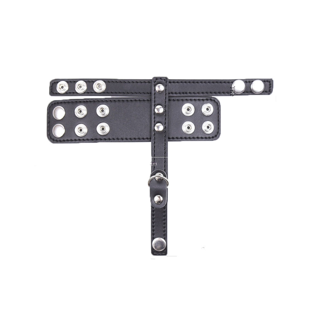 PowerExtend Men’s Cock Bondage & Extension Set – Leather & Alloy Restraint Toy