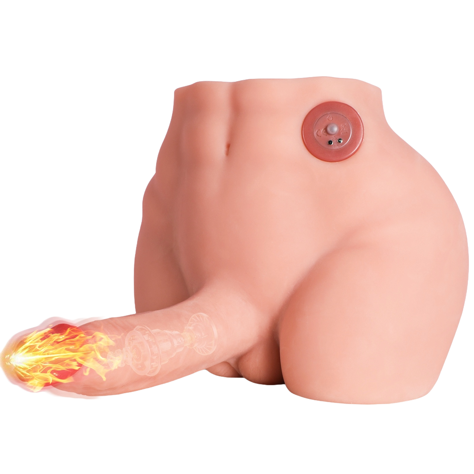 PleasureMate Male Doll – 7 Thrusting Modes Adult Toy for Women