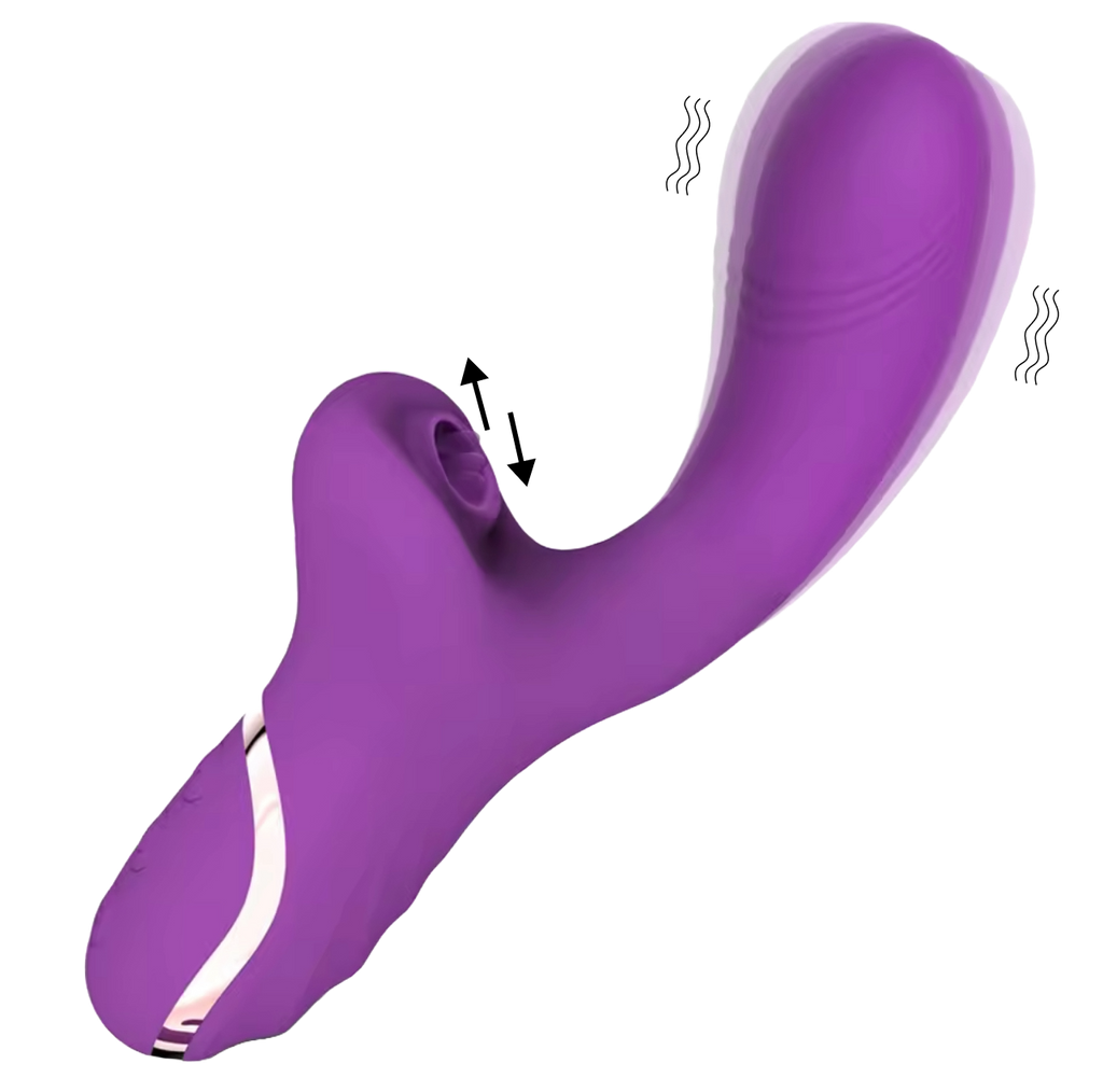 Dual-Action Clitoral & G-Spot Sucking Vibrator