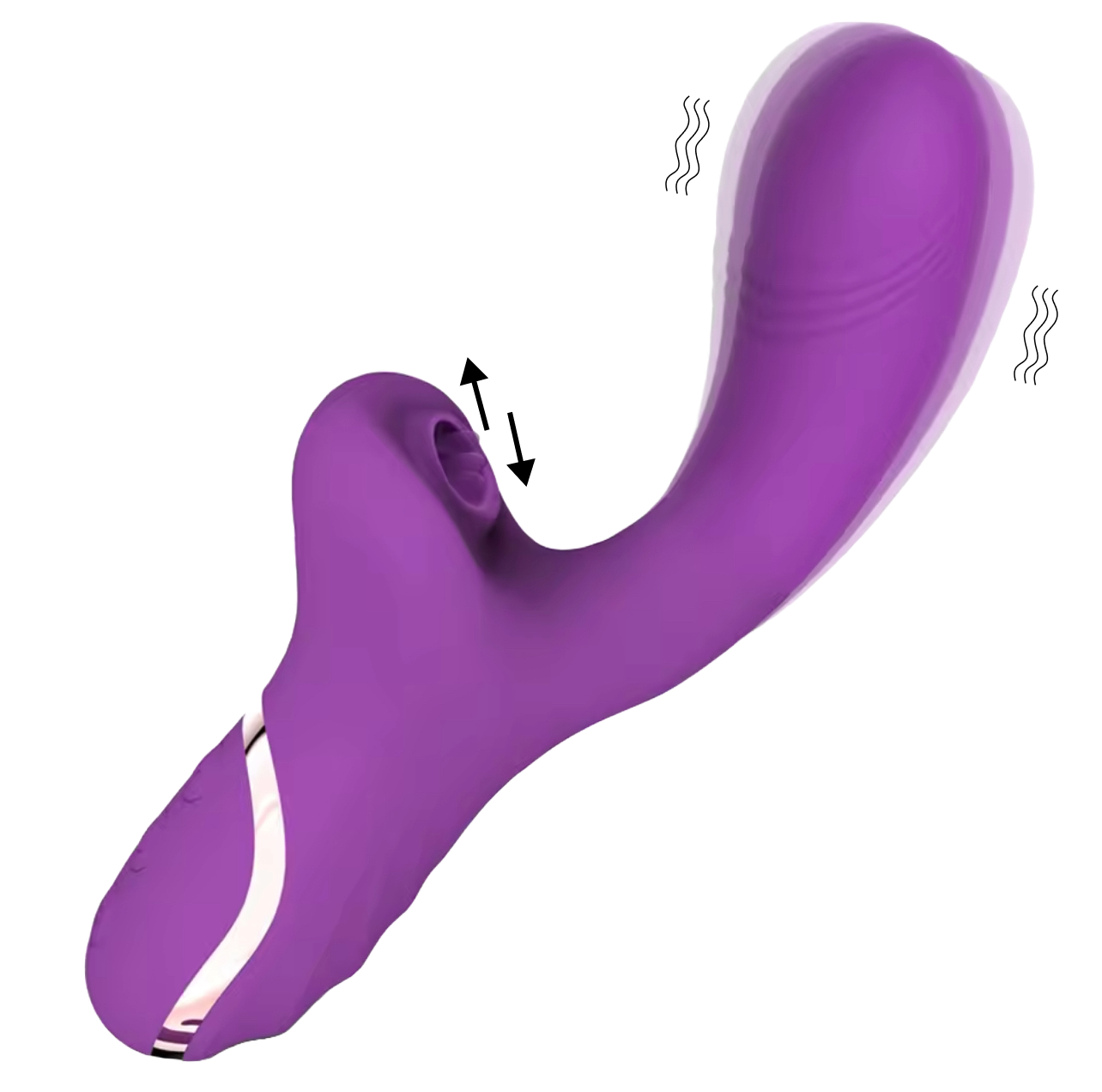 Dual-Action Clitoral & G-Spot Sucking Vibrator