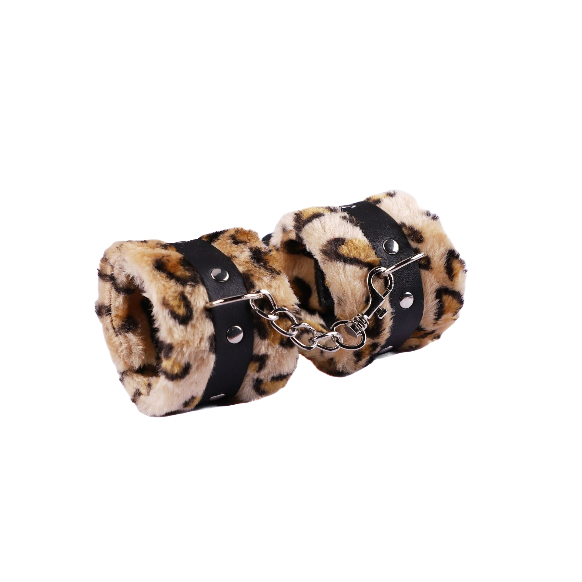 VelvetGrip PU Plush Handcuffs – Soft BDSM Restraint Toy for Adults