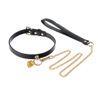 Dominion 8-Piece SM Bondage Set – Handcuffs, Gag, Whip & Collar with Storage Bag