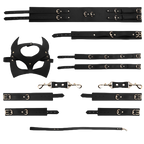 VelvetBond Fashion Restraint Set – PU Leather Bondage Collection