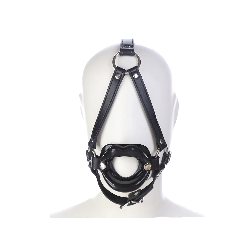 IronGrip Adjustable Leather Mouth Opener – Adult Bondage Toy