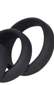 FlexiPlay 6-Piece Silicone Horseshoe Ring Set – Adjustable Scrotum & Penis Bondage Rings