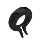 VibeRing Rabbit Ear Silicone Cock Ring – Electric Stimulation & Delayed Intercourse Toy for Men