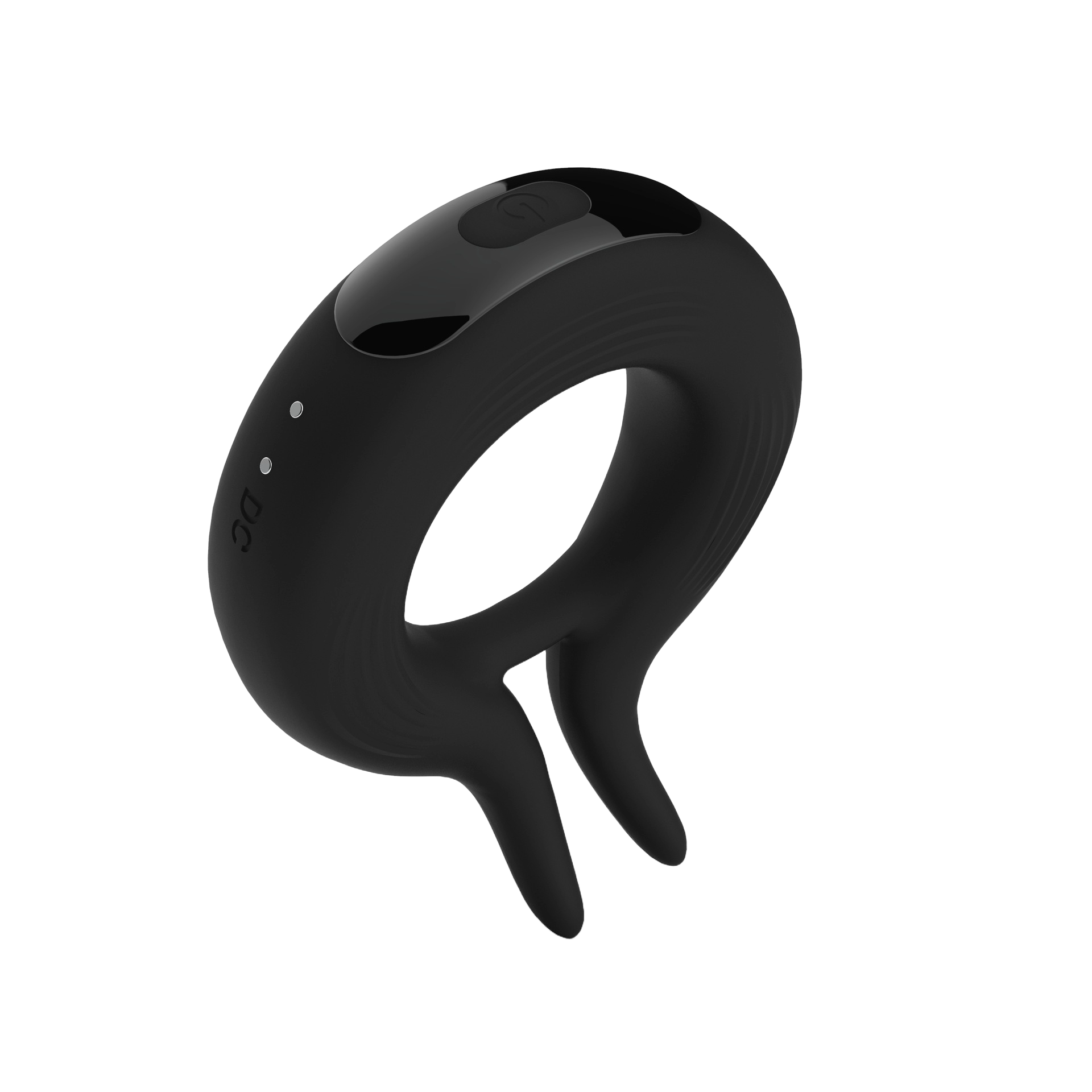 VibeRing Rabbit Ear Silicone Cock Ring – Electric Stimulation & Delayed Intercourse Toy for Men