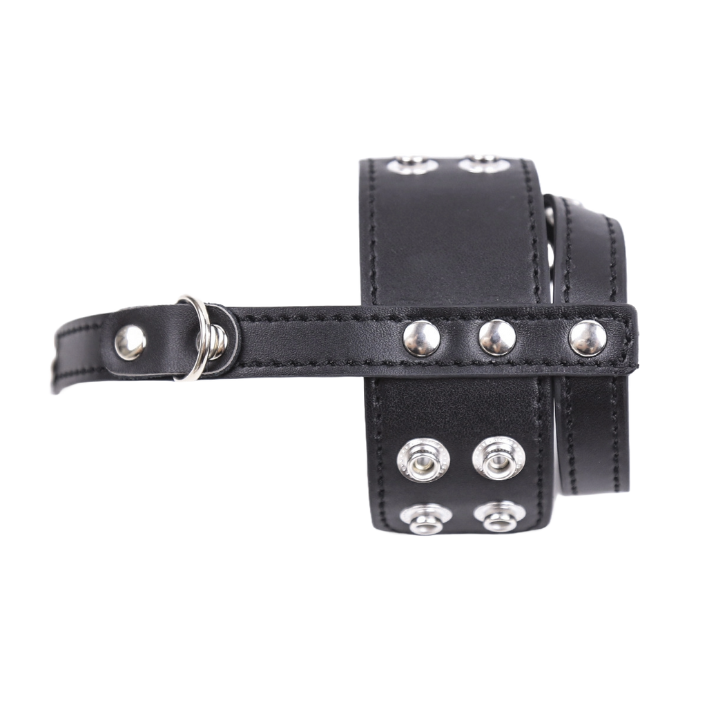 PowerExtend Men’s Cock Bondage & Extension Set – Leather & Alloy Restraint Toy