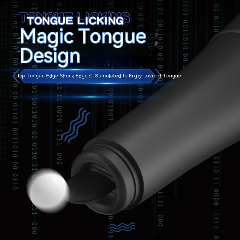 PowerMotion Automatic Thrusting Dildo – Heated Tongue Lick Edition
