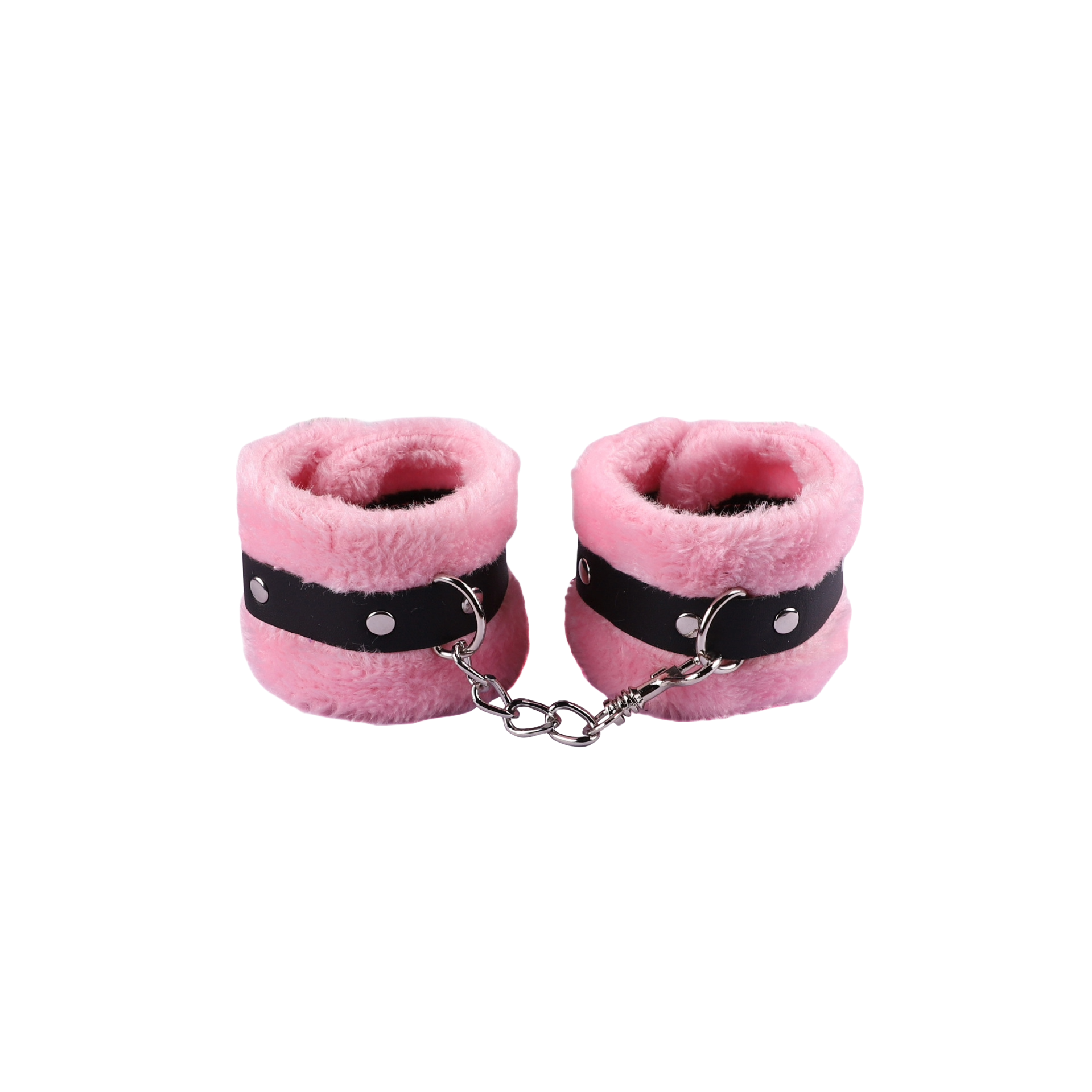 VelvetGrip PU Plush Handcuffs – Soft BDSM Restraint Toy for Adults