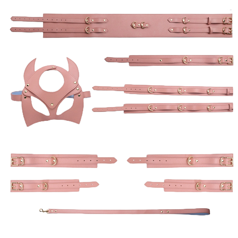 VelvetBond Fashion Restraint Set – PU Leather Bondage Collection