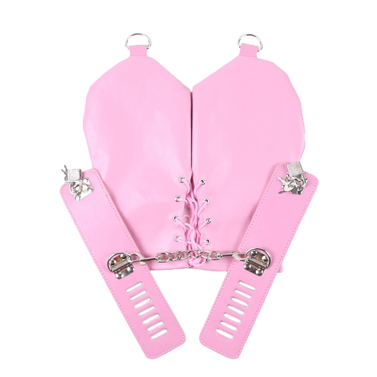 PawPlay Adjustable Leather Hand & Leg Restraints – BDSM Bondage Set