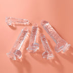 Seven Size Full Series Transparent Female Dildo