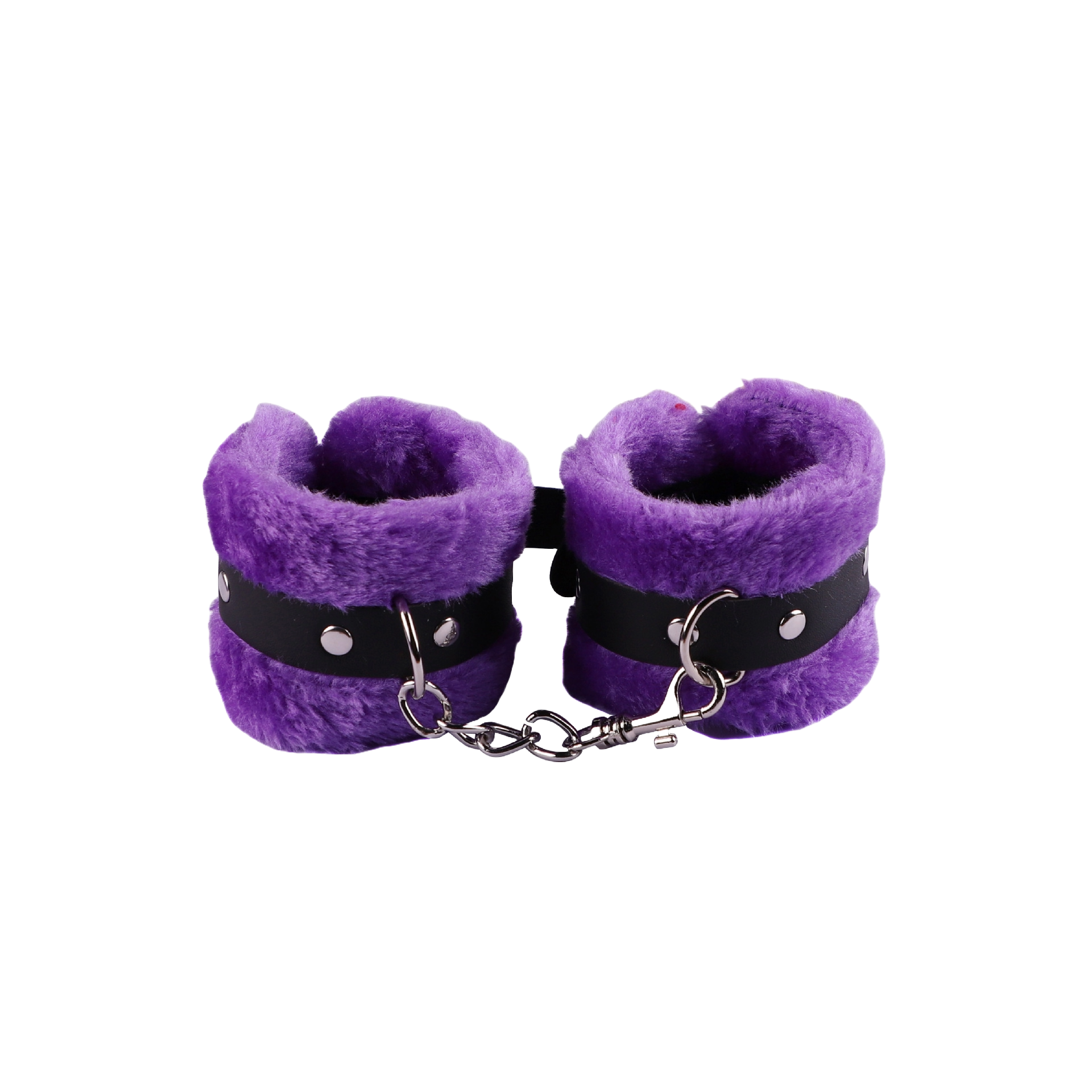 VelvetGrip PU Plush Handcuffs – Soft BDSM Restraint Toy for Adults