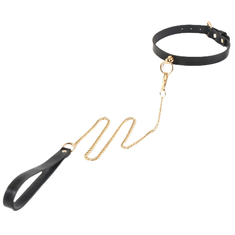 Dominion 8-Piece SM Bondage Set – Handcuffs, Gag, Whip & Collar with Storage Bag