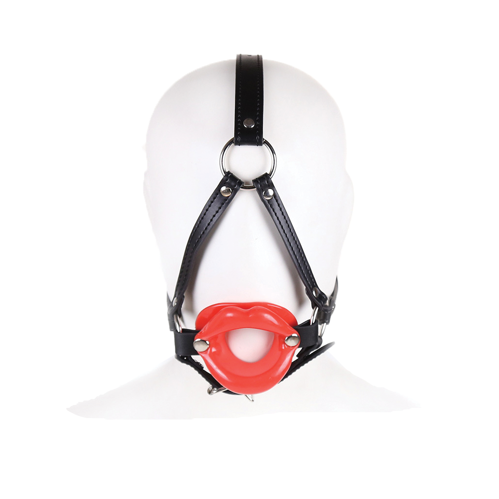 IronGrip Adjustable Leather Mouth Opener – Adult Bondage Toy