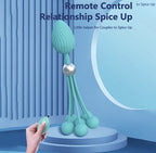 Vibrating Anal Plug With 6 Clitoris Vibrator Sex Toys