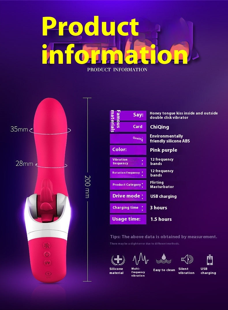 Honey Kiss Vibrating Dildo Spear