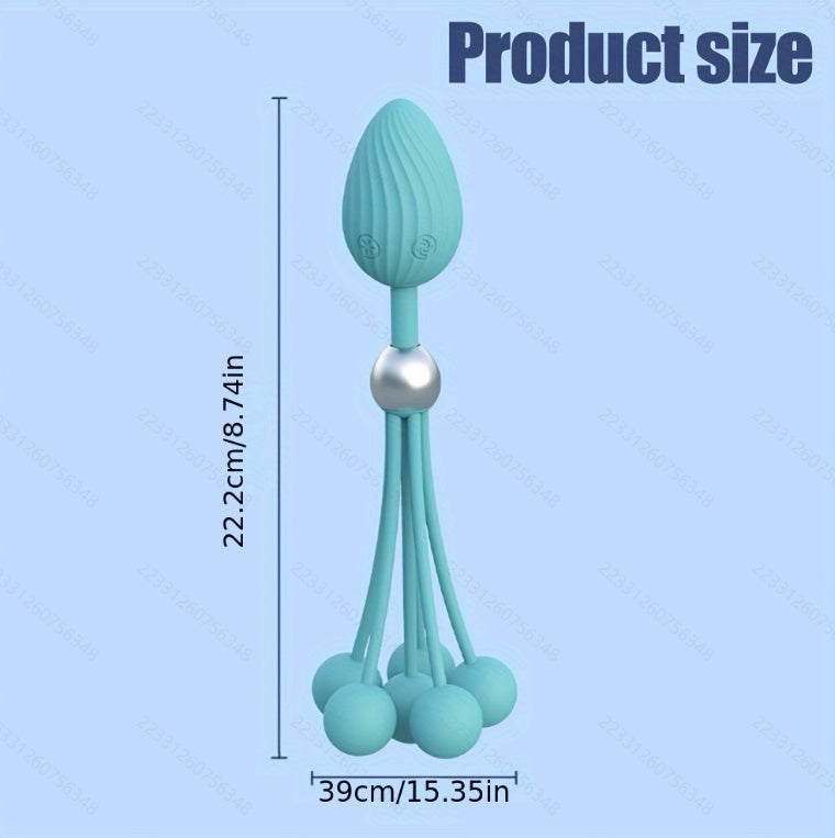 Vibrating Anal Plug With 6 Clitoris Vibrator Sex Toys