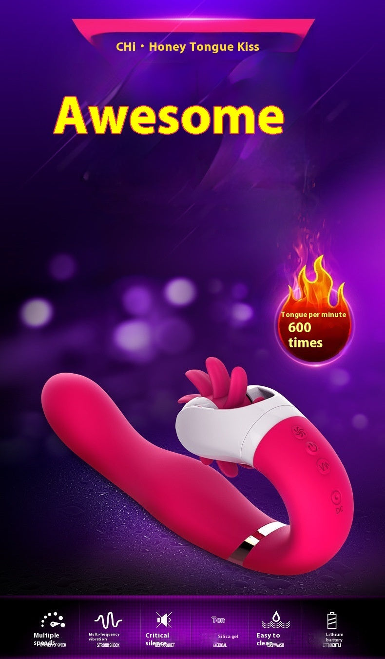 Honey Kiss Vibrating Dildo Spear